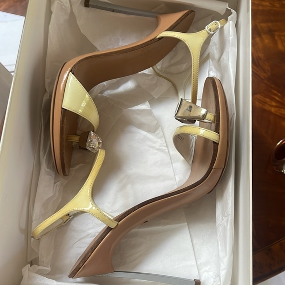 CASADEI PANTENT LEATHER WITH CRYSTAL EMBELLISHMENT STONE - Picture 6 of 7